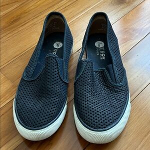 Black Slip-On Sneakers